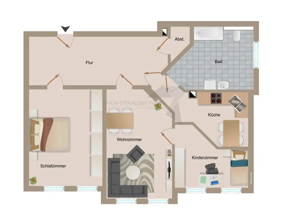 3 Zimmer Wohnung mit 92 m² in Zwickau – Bild 9