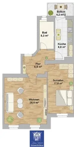 2 Zimmer Wohnung mit 63 m² in Dresden – Bild 9