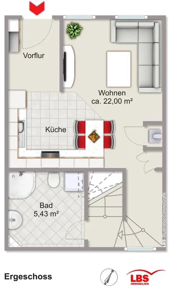 WG-Zimmer mit 60 m² in Lüneburg – Bild 4