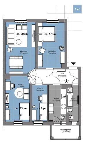 4 Zimmer Wohnung mit 88 m² in Leipzig – Bild 3