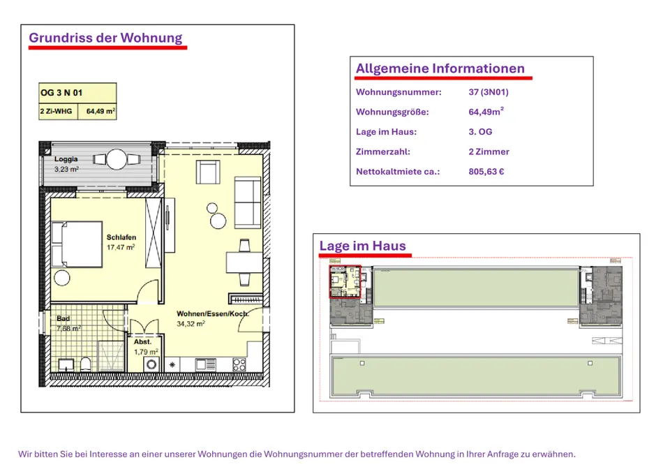 2 Zimmer Wohnung mit 64 m² in Wolfsburg – Bild 5