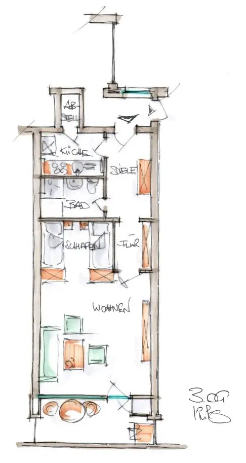 1 Zimmer Wohnung mit 54 m² in Oldenburg – Bild 5