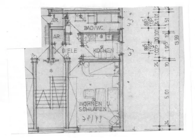 1 Zimmer Wohnung mit 34 m² in Solingen – Bild 12