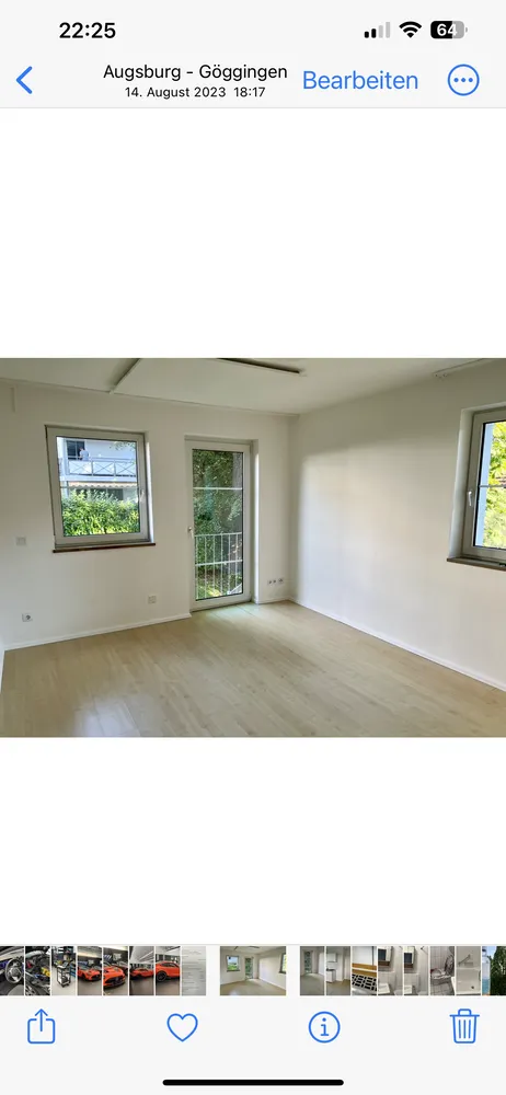1 Zimmer Wohnung mit 21 m² in Augsburg – Bild 1
