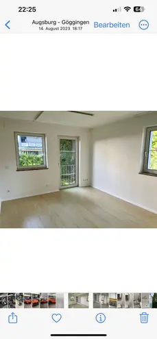 1 Zimmer Wohnung mit 21 m² in Augsburg – Bild 1