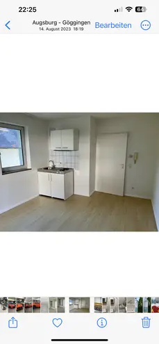 1 Zimmer Wohnung mit 21 m² in Augsburg – Bild 2