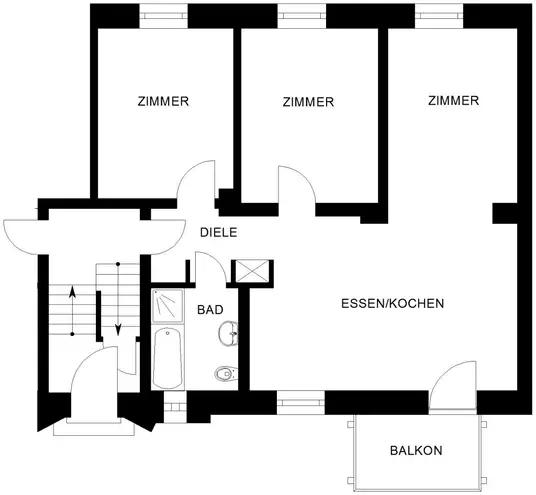 3 Zimmer Wohnung mit 81 m² in Bochum – Bild 3