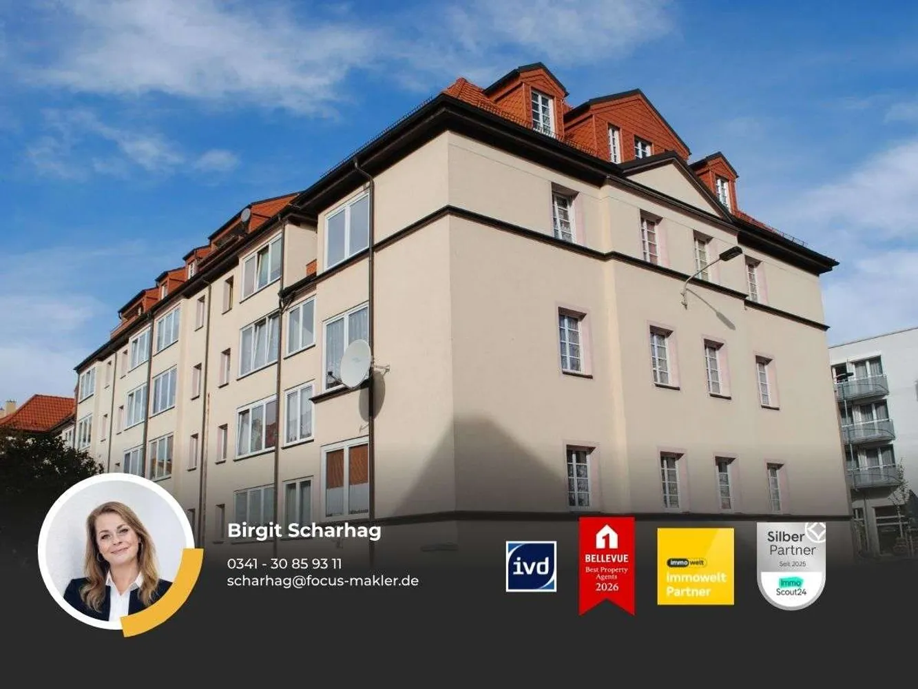 3 Zimmer Wohnung mit 72 m² in Leipzig – Bild 1