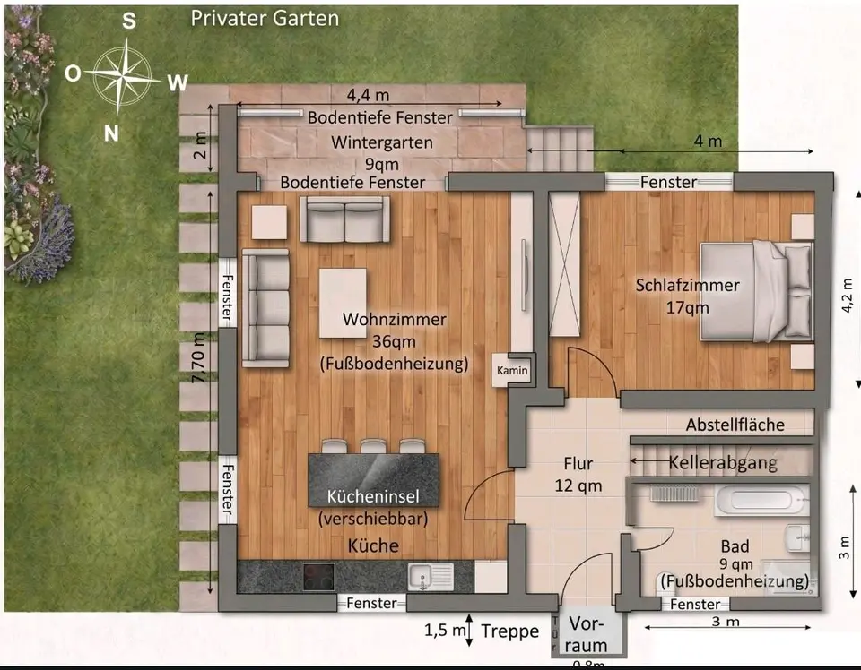 2 Zimmer Wohnung mit 80 m² in Freising – Bild 5
