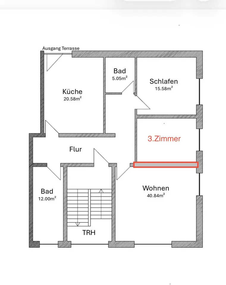3 Zimmer Wohnung mit 100 m² in Wolfsburg – Bild 5