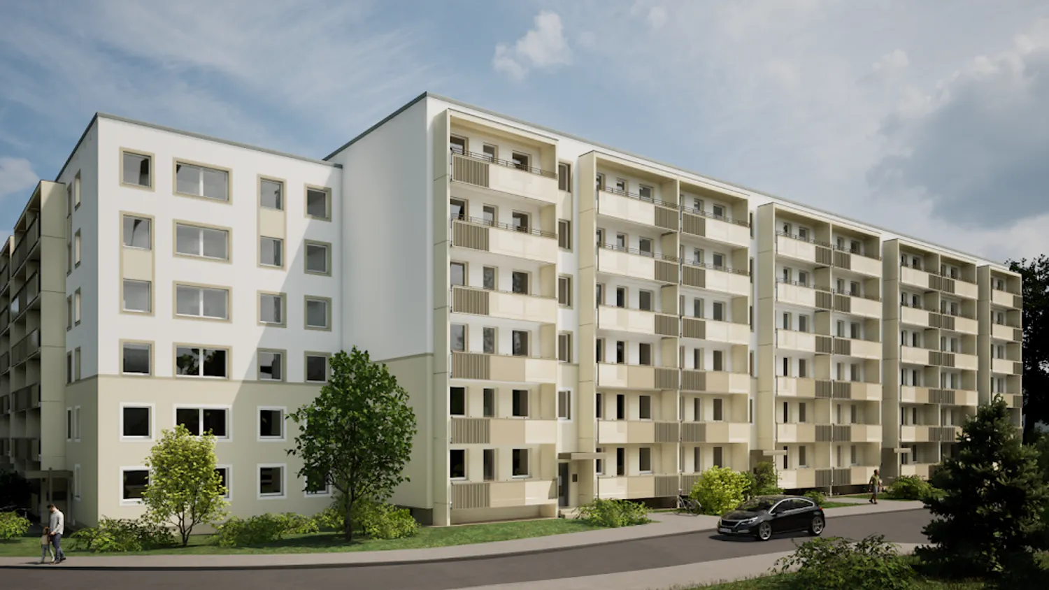 4 Zimmer Wohnung mit 75 m² in Dresden – Bild 1