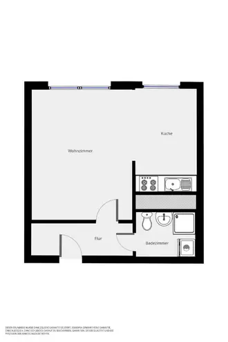 1 Zimmer Wohnung mit 33 m² in Leipzig – Bild 10