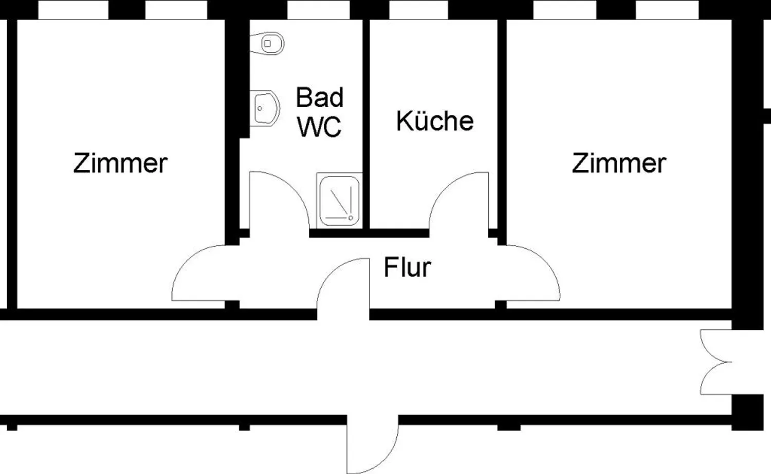 2 Zimmer Wohnung mit 51 m² in Goslar – Bild 7