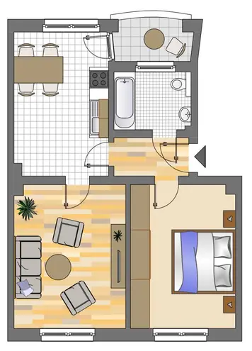 2 Zimmer Wohnung mit 51 m² in Dortmund – Bild 5