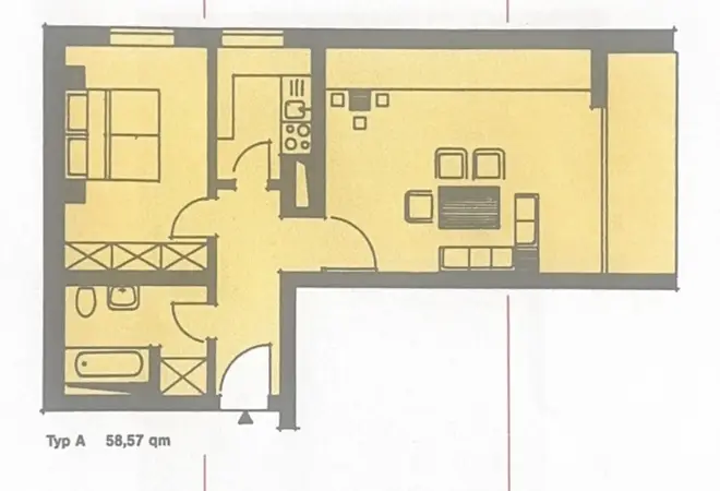 3 Zimmer Wohnung mit 58 m² in Duisburg – Bild 8