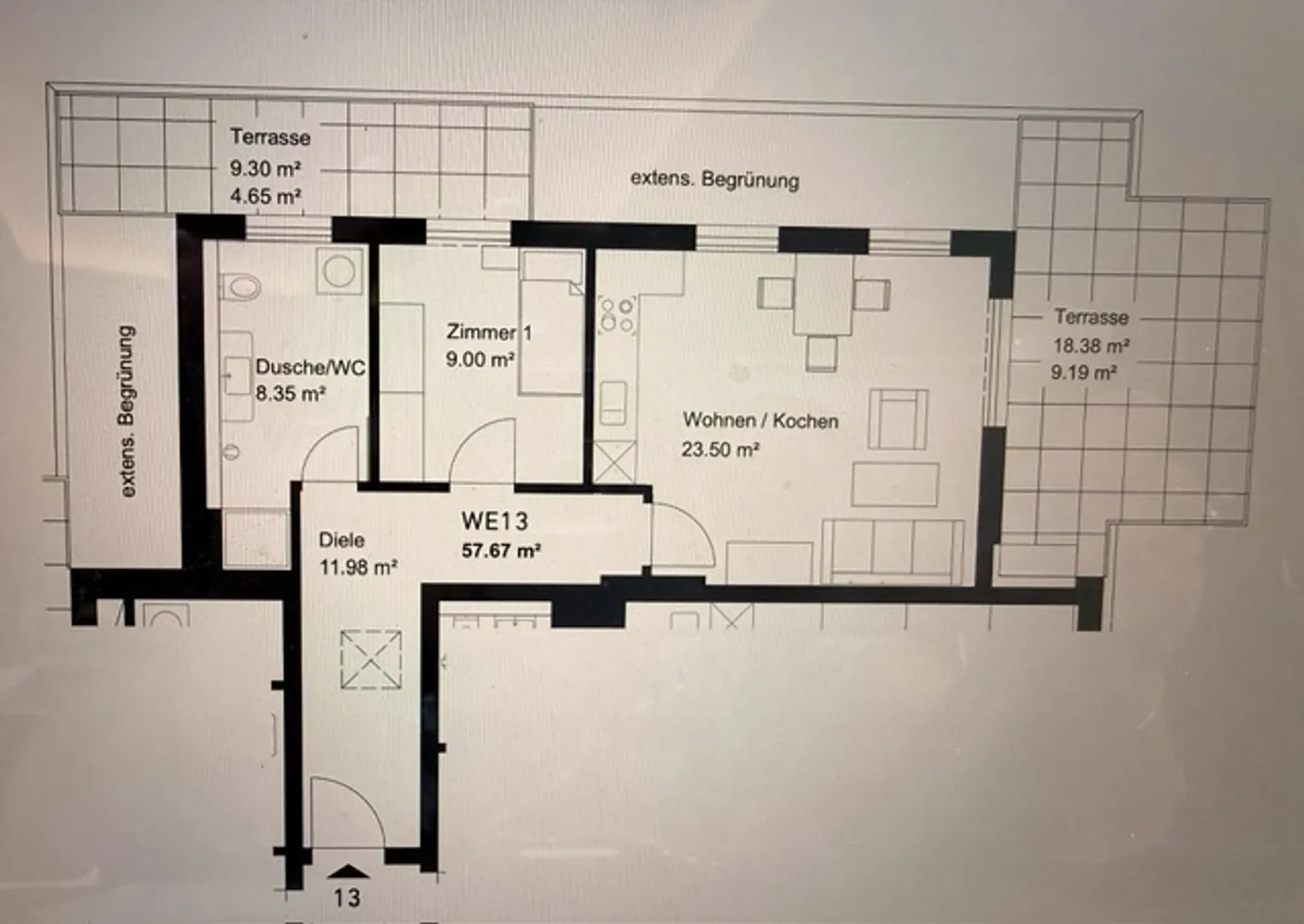 2 Zimmer Wohnung mit 66 m² in Oranienburg – Bild 2