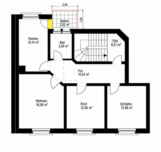 3 Zimmer Wohnung mit 70 m² in Frankfurt am Main – Bild 11