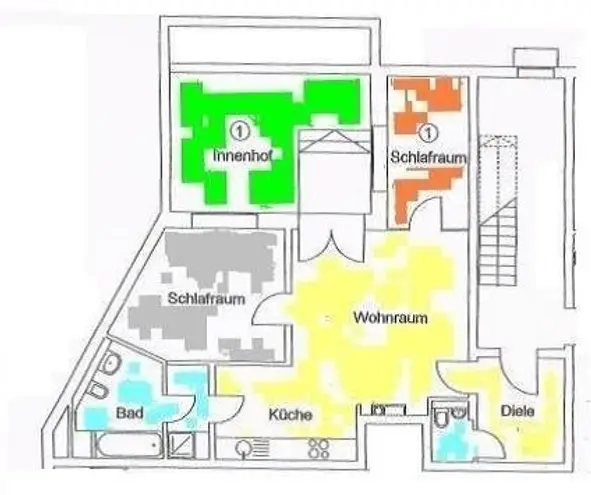 3 Zimmer Wohnung mit 88 m² in Neuss – Bild 2