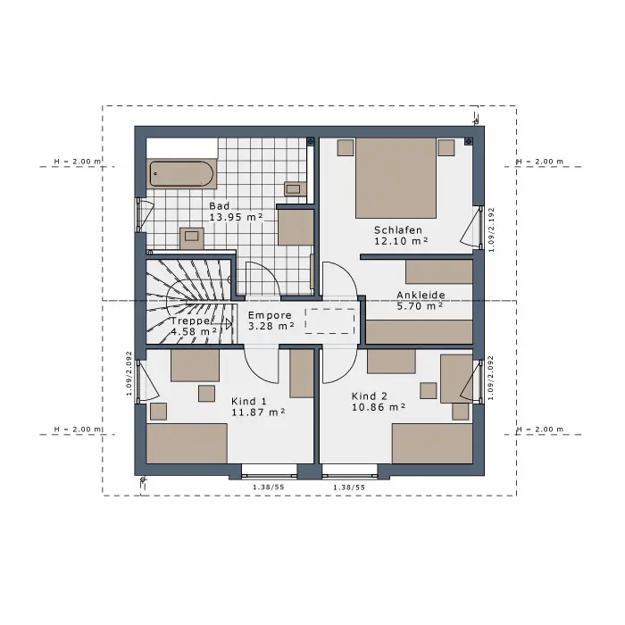 4 Zimmer Haus mit 125 m² in Hamm – Bild 6