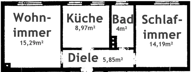 2 Zimmer Wohnung mit 48 m² in Bochum – Bild 2