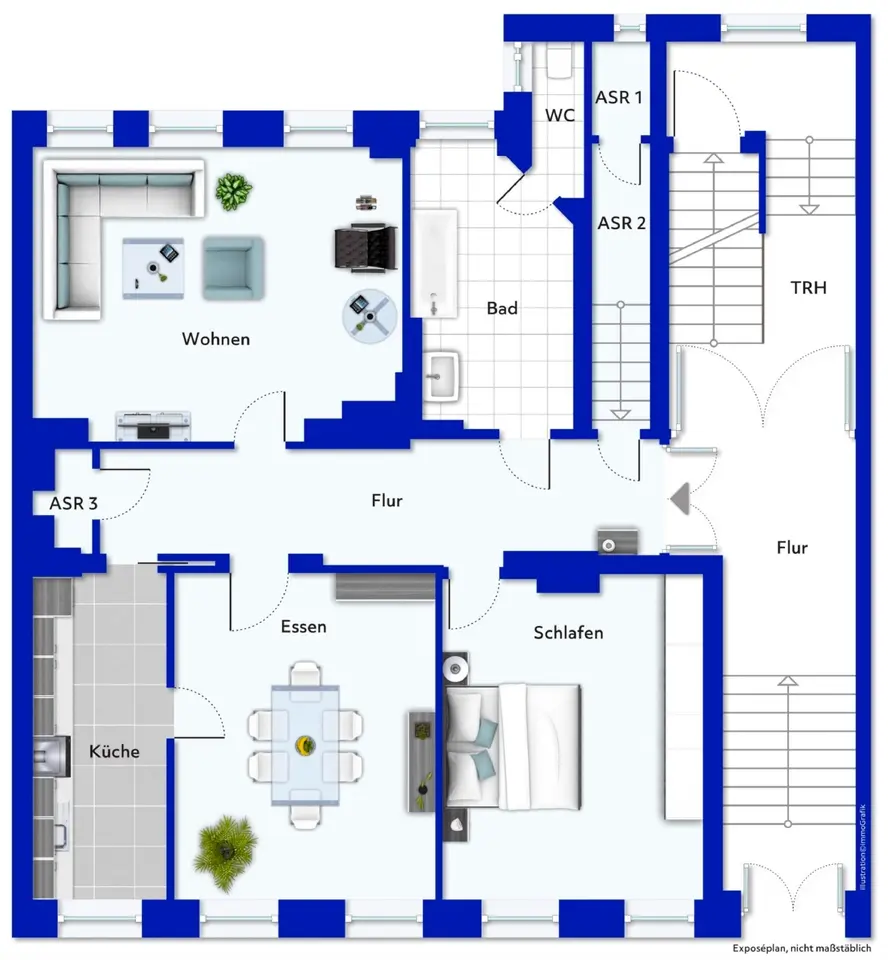 2 Zimmer Wohnung mit 45 m² in Plauen – Bild 3