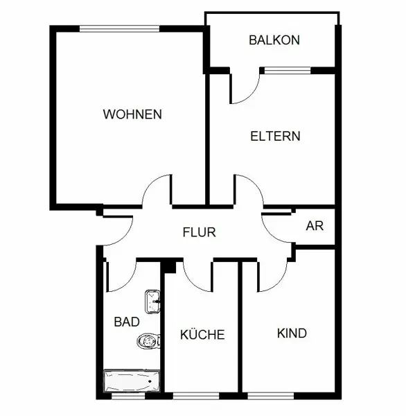 3 Zimmer Wohnung mit 72 m² in Darmstadt – Bild 5