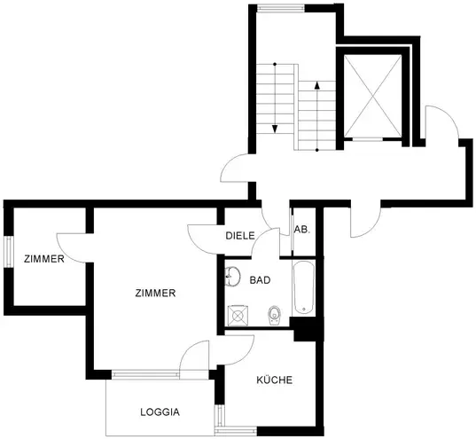 2 Zimmer Wohnung mit 45 m² in Bochum – Bild 3