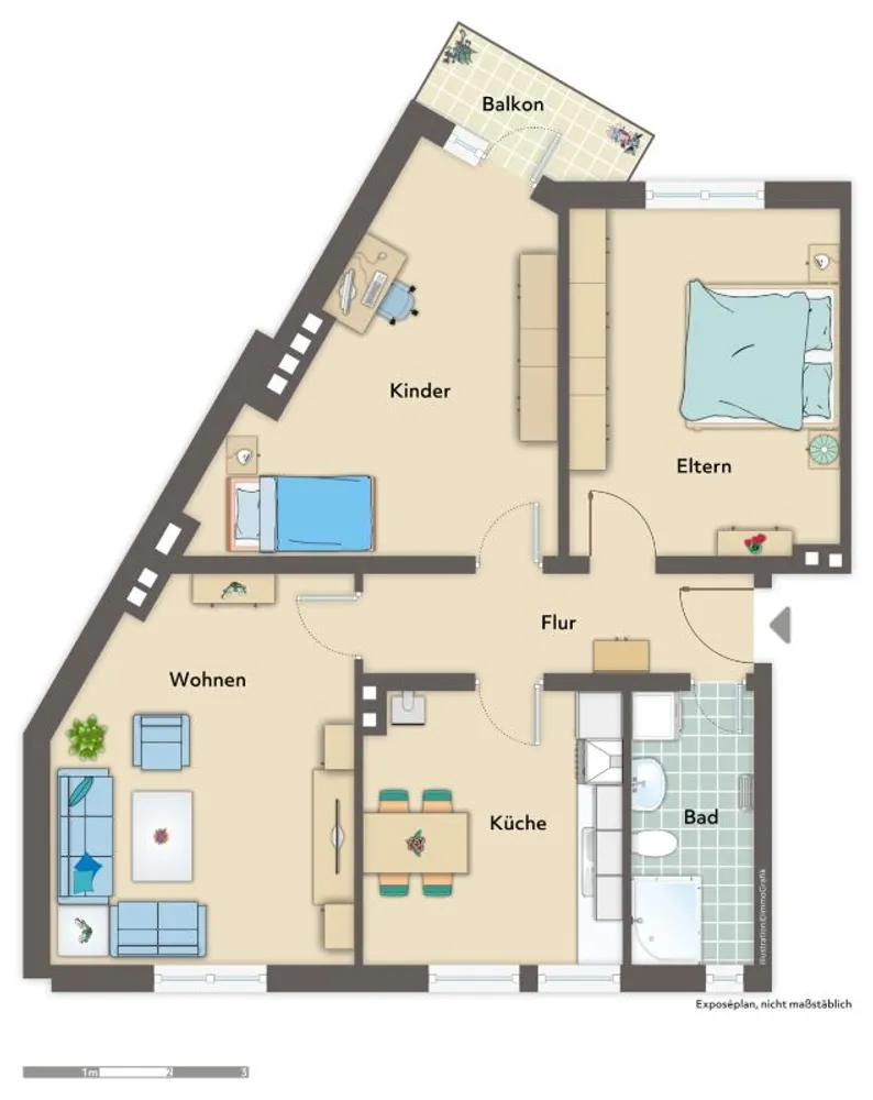 3 Zimmer Wohnung mit 83 m² in Bremen – Bild 9