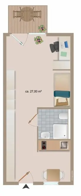 Studio mit 27 m² in Regensburg – Bild 5