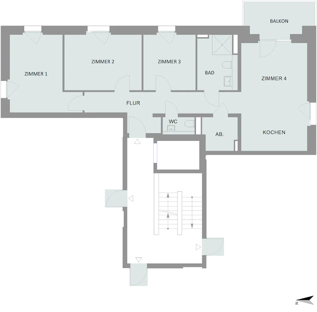 4 Zimmer Wohnung mit 98 m² in Bremen – Bild 2