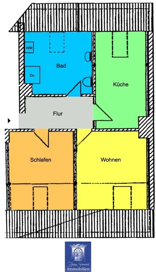 2 Zimmer Wohnung mit 57 m² in Freiberg – Bild 5