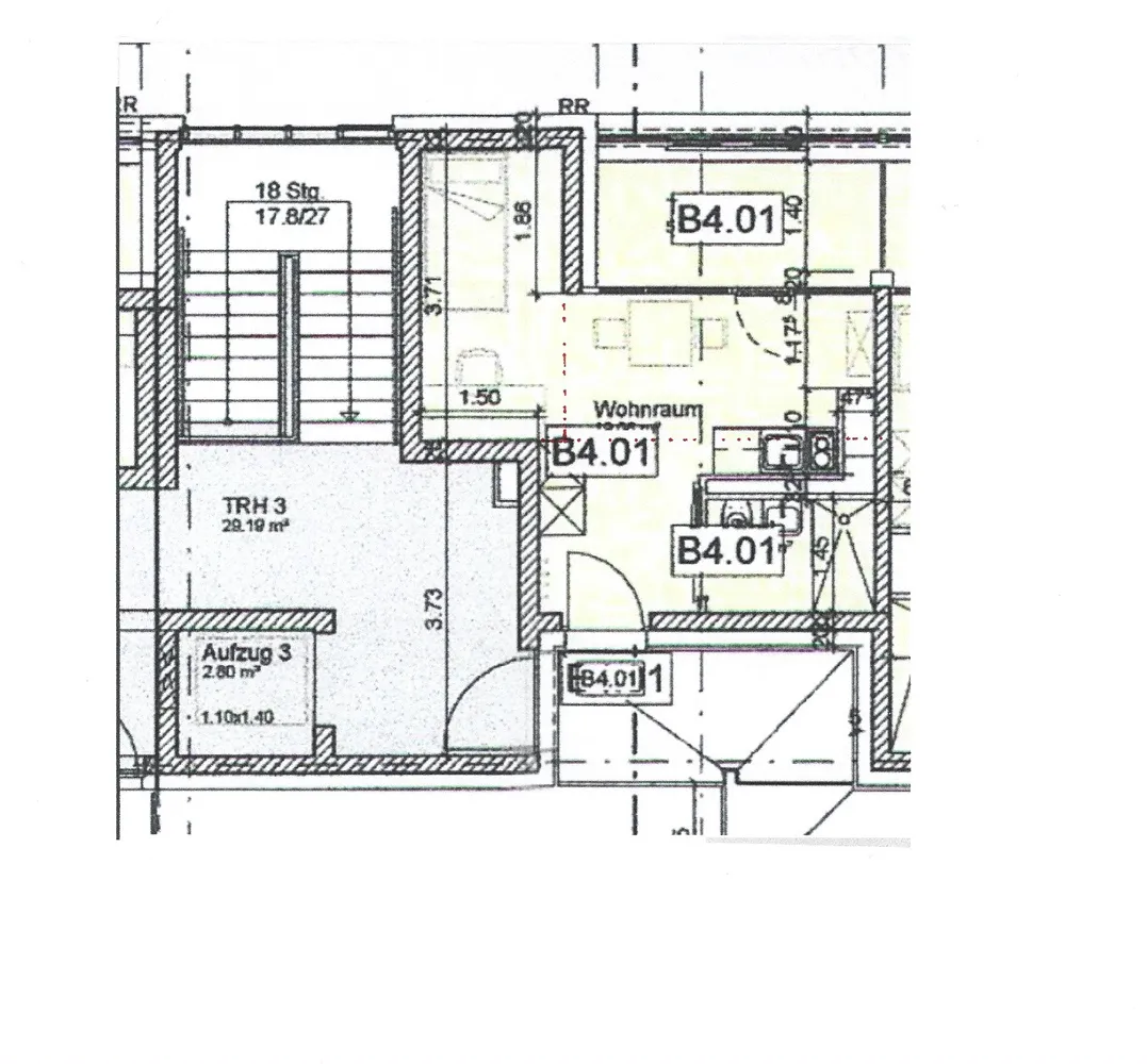 1 Zimmer Wohnung mit 30 m² in Würzburg – Bild 1