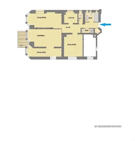 4 Zimmer Wohnung mit 111 m² in Stuttgart – Bild 5