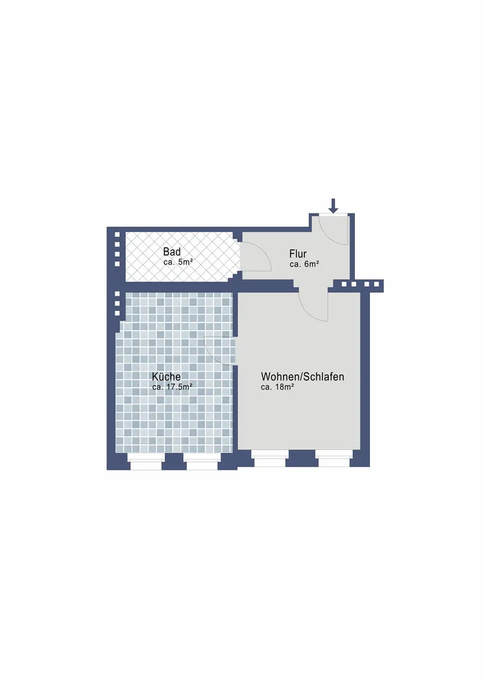 1 Zimmer Wohnung mit 47 m² in Görlitz – Bild 12