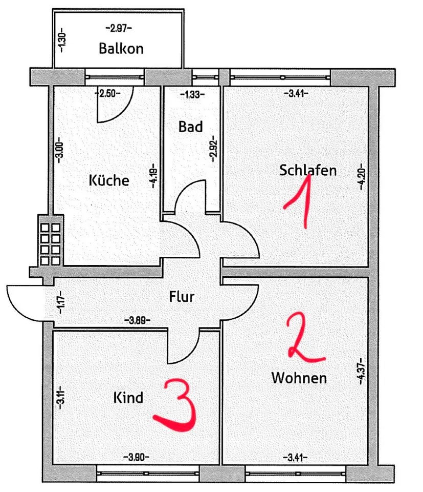 WG-Zimmer mit 21 m² in Rostock – Bild 8