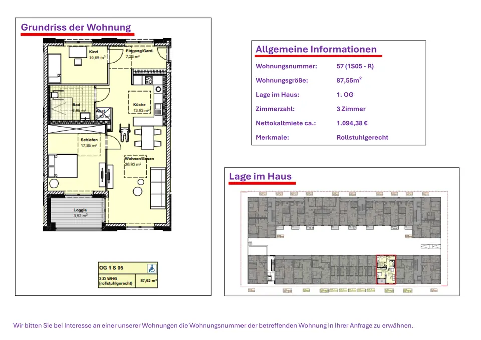 3 Zimmer Wohnung mit 87 m² in Wolfsburg – Bild 9