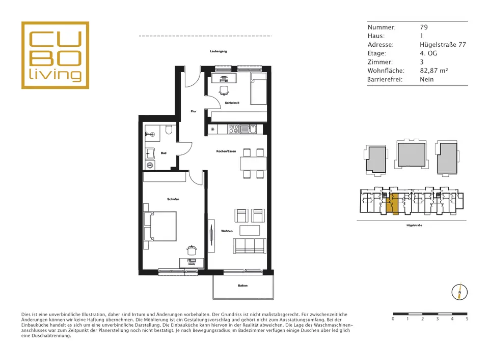 3 Zimmer Wohnung mit 83 m² in Darmstadt – Bild 6