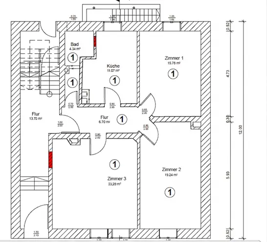 3 Zimmer Wohnung mit 81 m² in Heidelberg – Bild 9