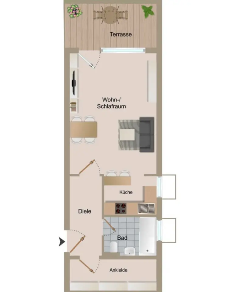 WG-Zimmer mit 45 m² in Bottrop – Bild 8