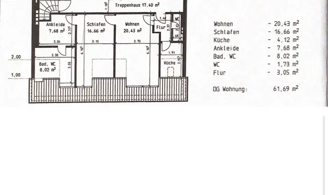 3 Zimmer Wohnung mit 62 m² in Essen – Bild 9