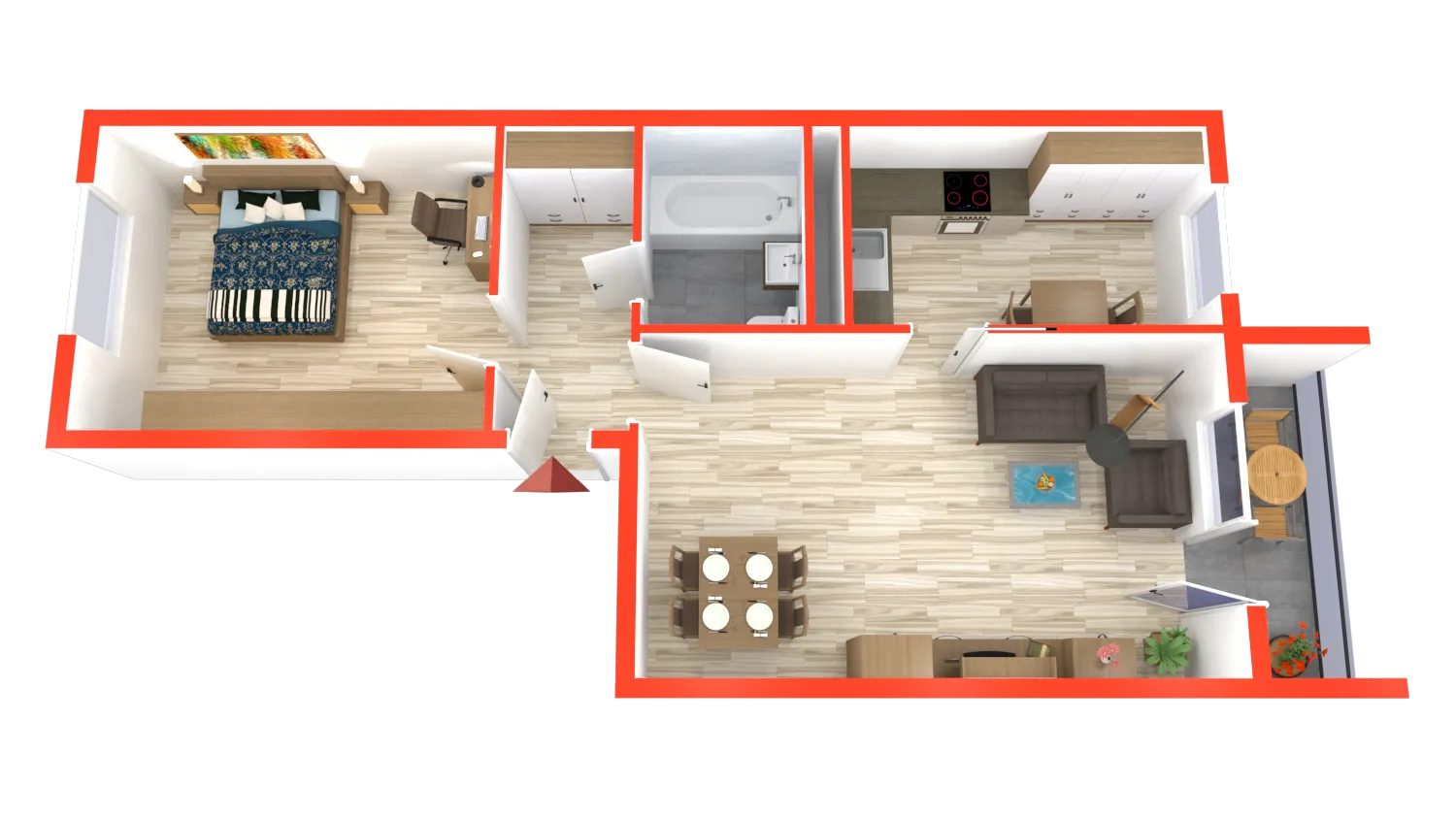 2 Zimmer Wohnung mit 55 m² in Gera – Bild 4
