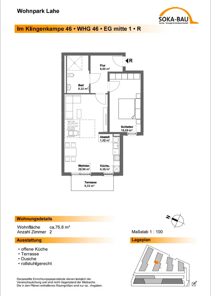 2 Zimmer Wohnung mit 77 m² in Hannover – Bild 7