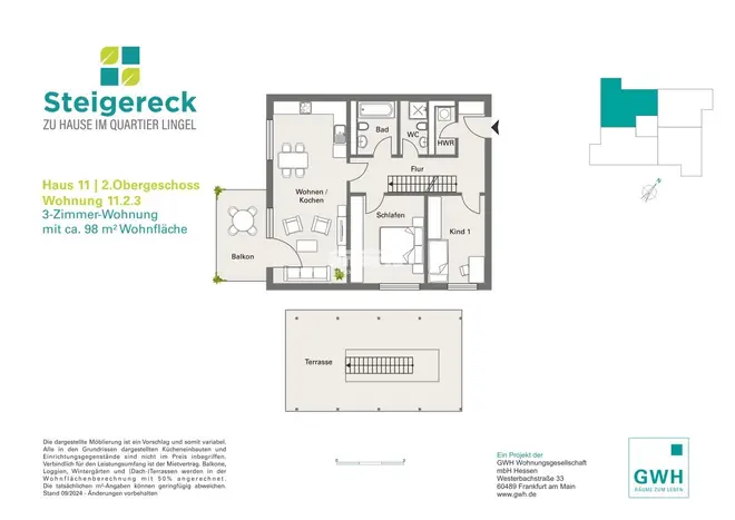 3 Zimmer Wohnung mit 98 m² in Erfurt – Bild 11