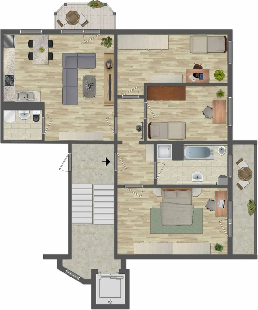 4 Zimmer Wohnung mit 103 m² in Gera – Bild 8