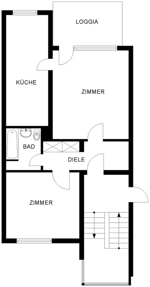 2 Zimmer Wohnung mit 61 m² in Bochum – Bild 2