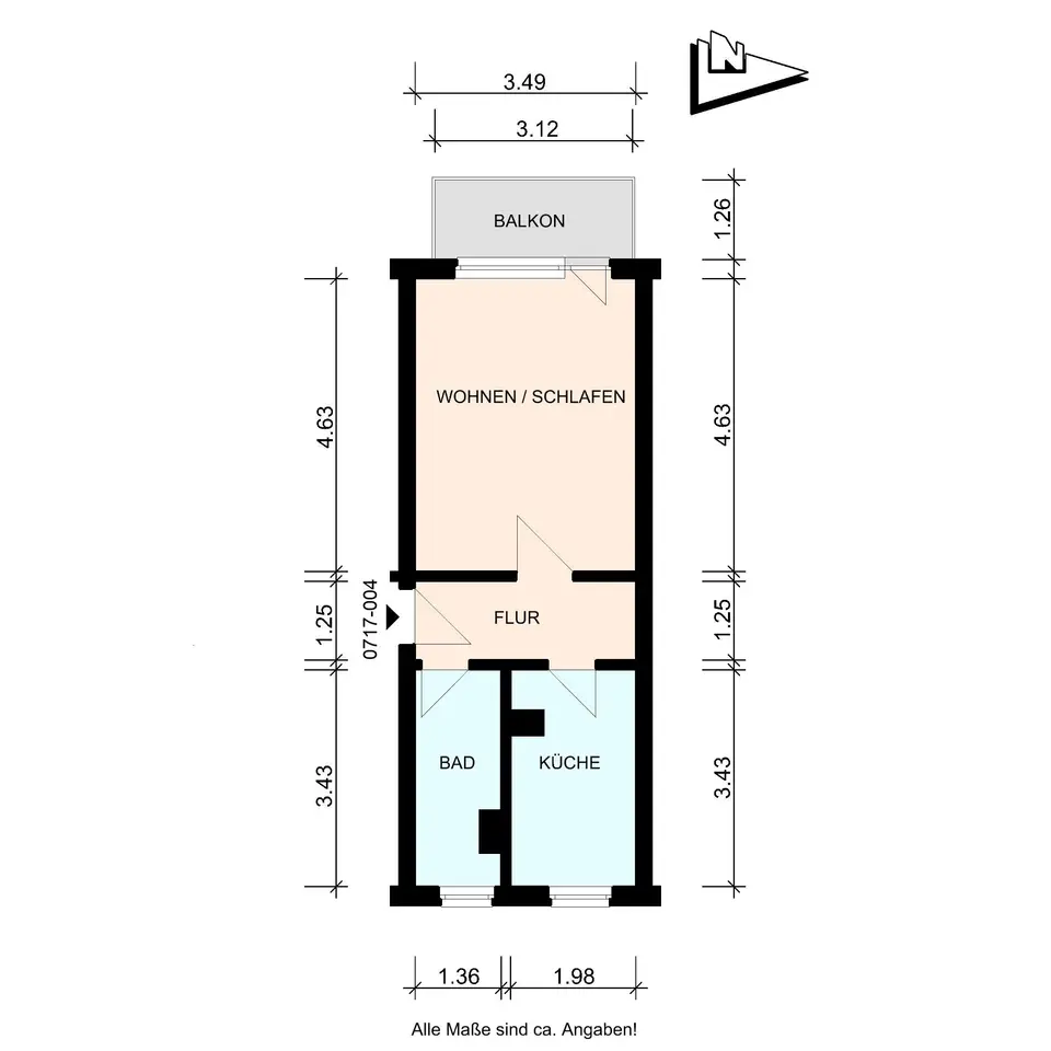 Studio mit 32 m² in Schwerin – Bild 5