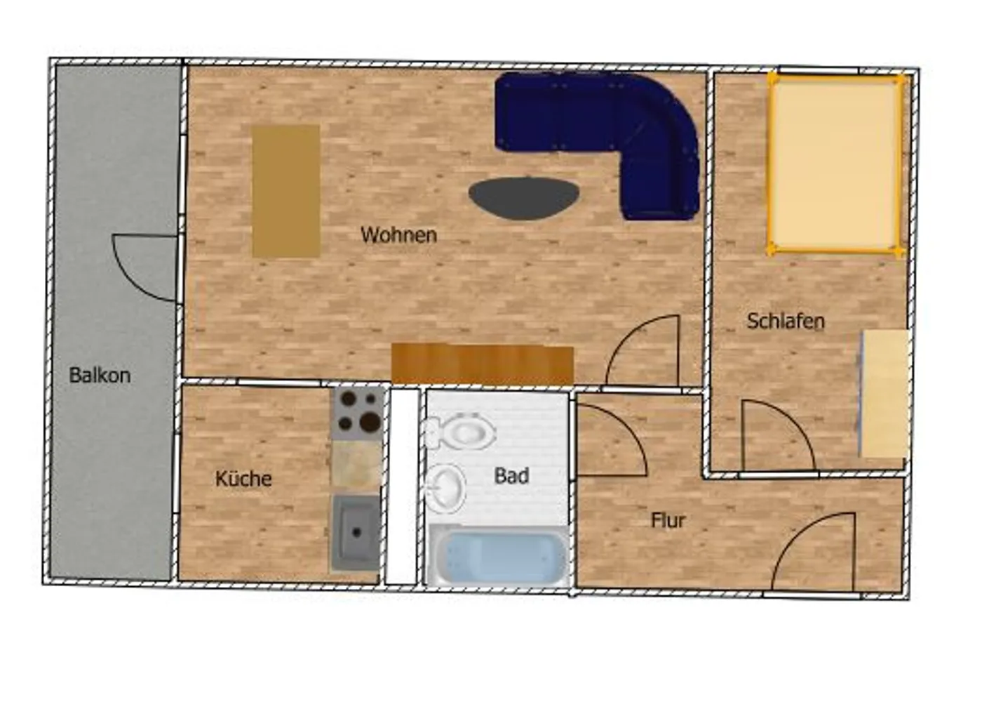 2 Zimmer Wohnung mit 49 m² in Bautzen – Bild 10