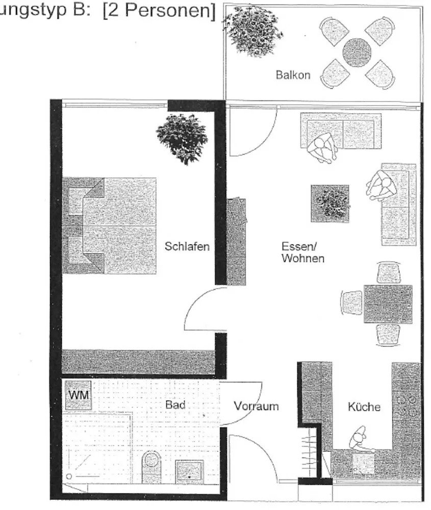 2 Zimmer Wohnung mit 60 m² in Mainz – Bild 2