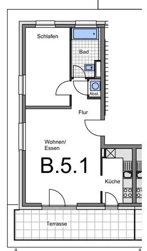 3 Zimmer Wohnung mit 63 m² in Darmstadt – Bild 4
