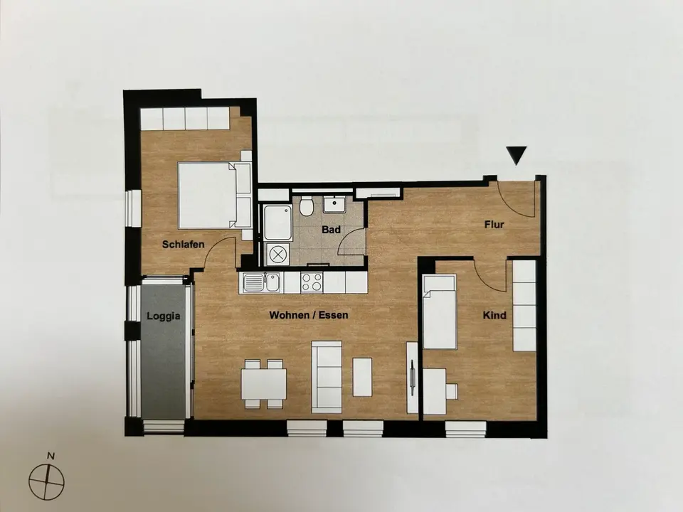3 Zimmer Wohnung mit 68 m² in Wolfsburg – Bild 5